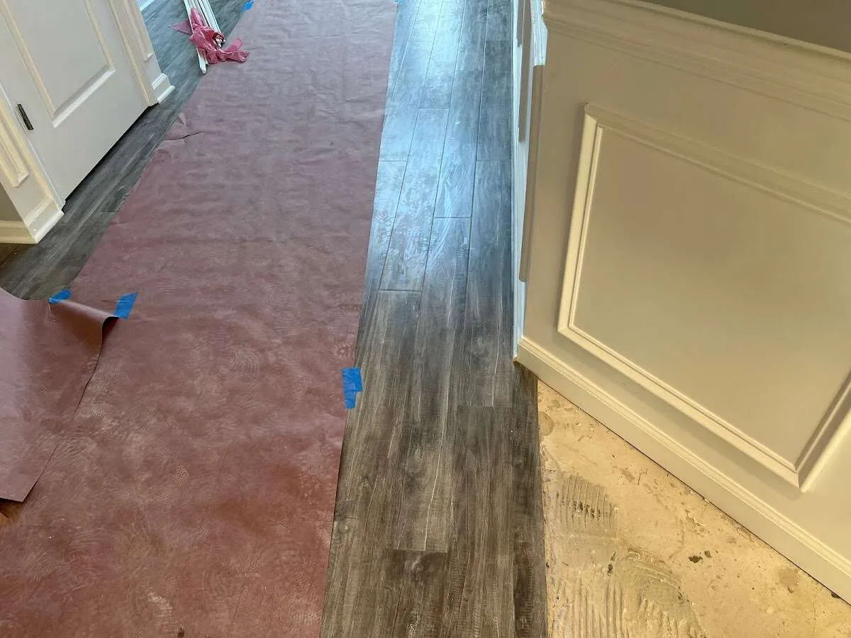 Completed marble shower restoration in Wake Village